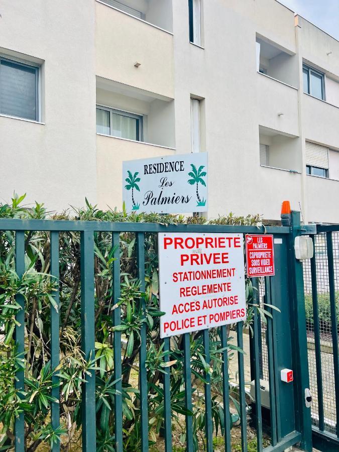 Les Palmiers - Appartement Avec Piscine Proche Plages - Wifi Et Clim Antibes Ngoại thất bức ảnh